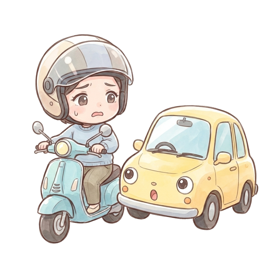 原付・バイクでの事故