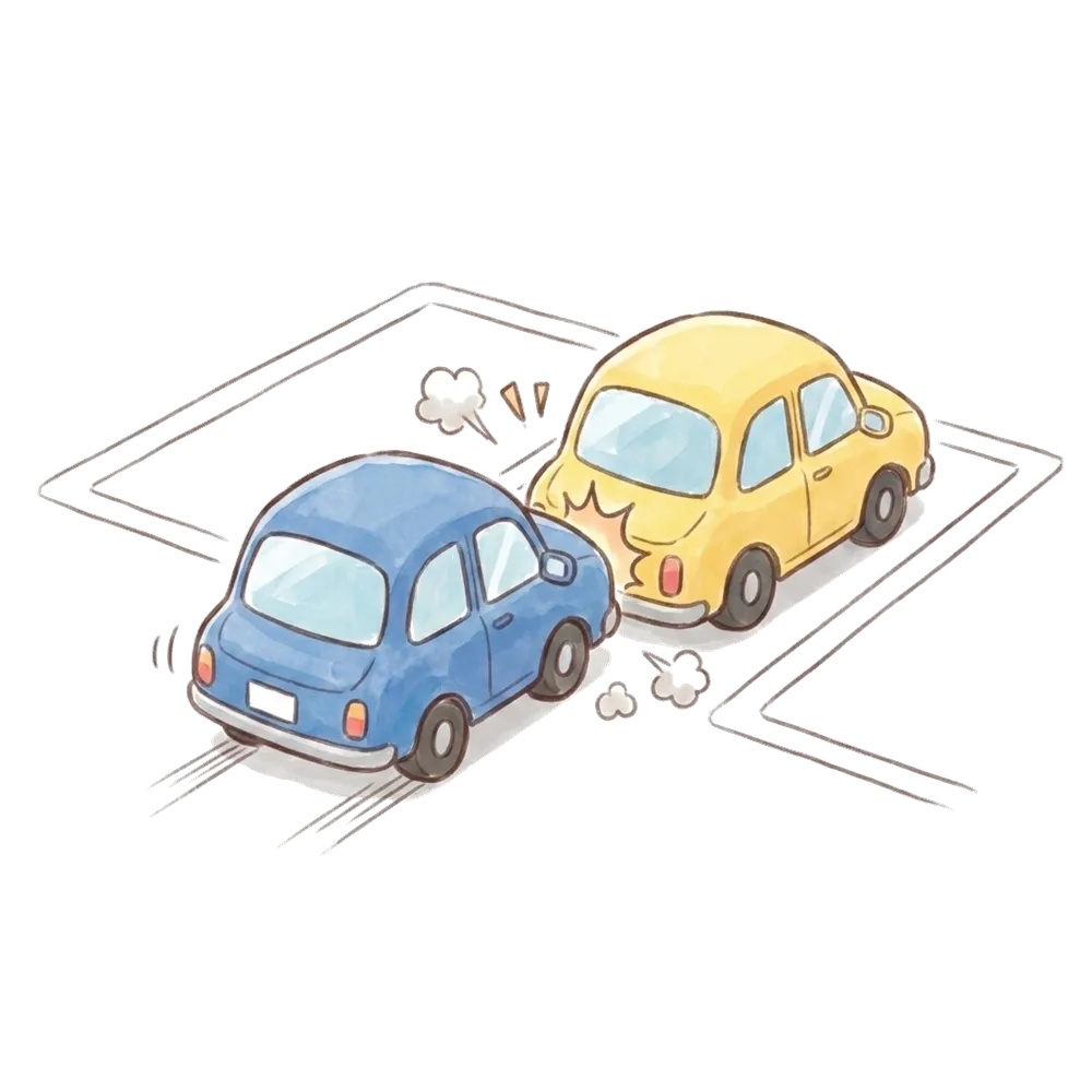 駐車場での事故