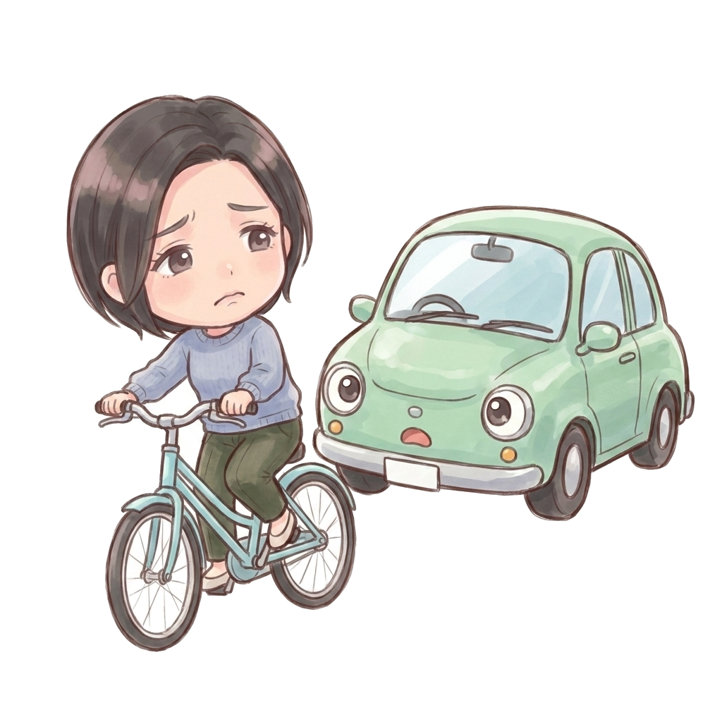 自転車での事故
