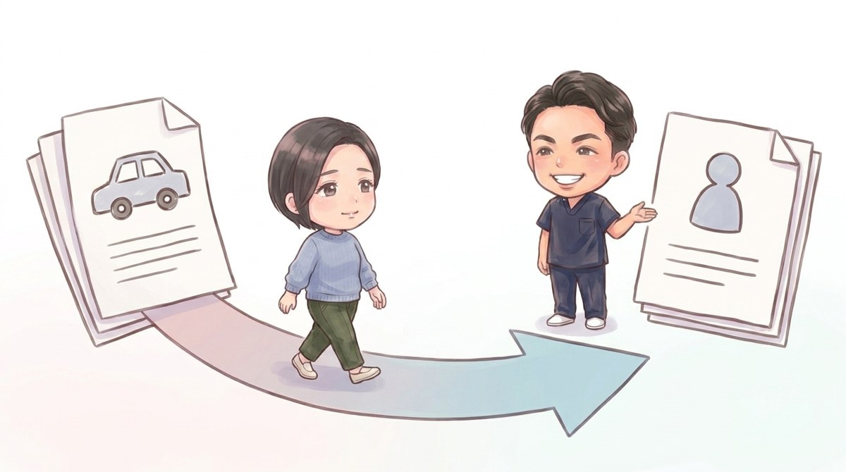 物損→人身への切り替えが補償の入り口